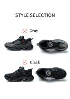 Zapatillas de trabajo con hebilla giratoria, zapatos protectores, zapatos de seguridad industrial a prueba de pinchazos, zapatos con punta de acero antigolpes - details 4