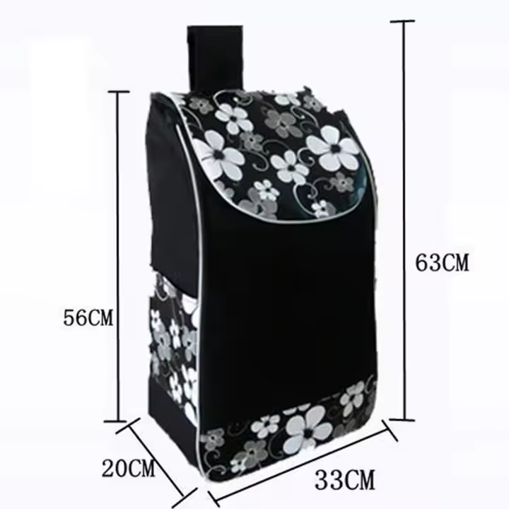 Bolsa de compras grande, bolsa de repuesto plegable para carrito de compras de comestibles - 1