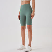Hamidou-pantalones cortos de Yoga para mujer, mallas deportivas transpirables, de cintura alta, para entrenamiento y gimnasio - details 25