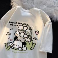Camiseta De Algodón Para Niños Con Dibujos De Pacha Perro Estilo Casual Manga Corta Verano Unisex Ropa Libre Para Estudiantes - details 5