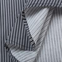 AMI Camisa de pareja con cuello en V a rayas con letras de corazón pequeño de moda, abrigo informal simple de manga larga para hombres y mujeres - details 6