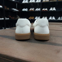 Zapatos hechos a mano con capa superior de cuero vacuno, zapatos blancos pequeños - details 7