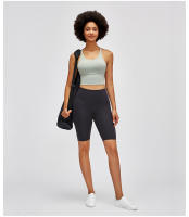 SHINBENE Sexy Strappy Wireless Sports Bra Crop Tops Women Padded Push Up Longline Gym Yoga Bras Cotton Feel Workout Brassiere - details 19
