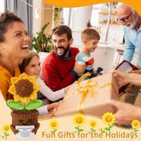 GIRASOL EMOCIONAL EN LANA PREMIUM |   Peluche Terapéutico 14cm con Tarjeta Motivacional - Decoración Hogar/ Oficina + Regalo Original para Familia y Amigos【Italia 2025 nueva venta caliente】 - details 6