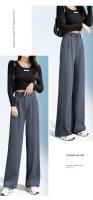 Pantalones Casuales de Pierna Ancha y Cintura Alta para Mujer Primavera-Verano 2025 - details 16