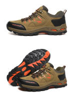 Zapatos de senderismo para hombre, botas de montaña al aire libre, zapatillas de suela gruesa, zapatos de Trekking con cordones a la moda - details 20