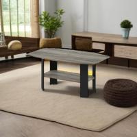 Mesa De Centro, Madera, Roble Francés Gris/Negro - details 4