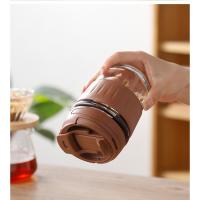 Taza de beber doble de vidrio, taza de café para niñas de verano de alto valor, taza de leche con aislamiento de mano linda portátil - details 9