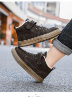 Zapatos informales para niños, zapatillas altas, zapatos deportivos para niños, zapatillas de nieve planas suaves y ligeras de piel cálida para invierno, zapatos de algodón para niños - details 20