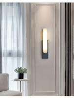 Lámpara de pared de mármol larga moderna con LED, Fondo de dormitorio, pasillo, sala de estar, lámpara de mesita de noche, 110V, 220V - details 4