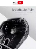 Guantes profesionales de PU para adultos y niños, Sanda, entrenamiento, Muay Thai, combate, Fiess Bo, deportes, Taekwondo, 6/12Oz - details 5
