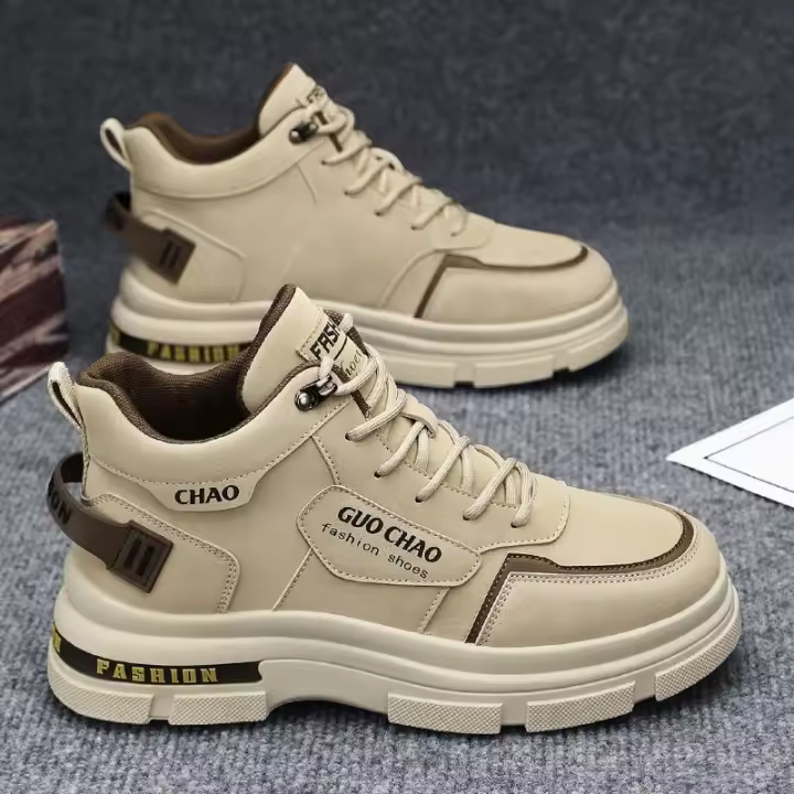 Zapatillas de deporte informales para hombre, zapatillas de deporte ligeras y transpirables de malla para exteriores, zapatillas negras para correr y caminar - 1