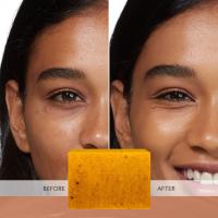 Jabón brillante de ácido kójico de cúrcuma y limón, jabón hecho a mano, loción hidratante iluminadora, jabón Facial corporal - details 12
