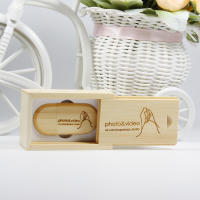 JASTER USB 2.0 Flash Drive de 128GB Regalo Creativo de Negocios con Caja de Madera - details 2