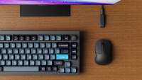 Keychron-ratón óptico inalámbrico M4, dispositivo con cable tipo C, 2,4 GHz y Bluetooth, Sensor 3395 - details 13