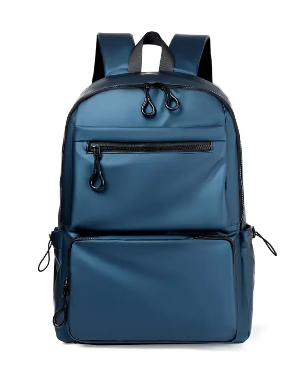 Mochila sencilla para hombre, morral informal a la moda, ordenador con bolsa para carga Usb, viaje al aire libre - 1