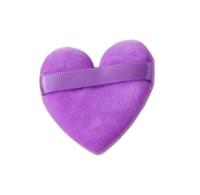 Polvo en forma de corazón pequeño Ultra suave de cristal, polvo seco de pelo corto para la piel, polvo en forma de corazón, esponja para polvo - details 2