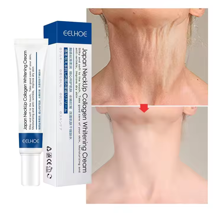 Crema de Cuello de Colágeno Anti-envejecimiento, Blanqueador, Hidratante, Estricto, Levantador - 1