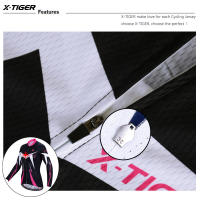 Conjunto de ropa de Ciclismo de X-TIGER para mujer, Jersey transpirable de manga larga para bicicleta de montaña, otoño - details 10