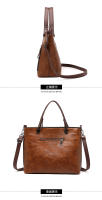 Bolso para mujer nuevo bolso de hombro de moda para mujer bolso de mano retro de gran capacidad para mujer bolso simple oblicuo. - details 22