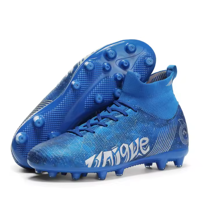 Uñas altas rotas, zapatos largos de entrenamiento de césped artificial, zapatos de fútbol profesional - 1