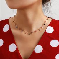 Gargantillas de bola pequeña de cuentas de una sola capa para el cuello, accesorios de moda, collares de joyería, cadena de clavícula - details 1