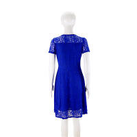 Vestido de encaje de manga corta con cuello redondo, moda de estilo veraniego - details 1