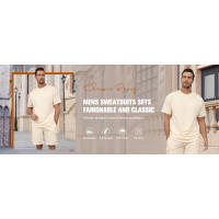 Opomelo Conjunto de 2 piezas para hombre - Conjuntos casuales de verano de manga corta para hombre con bolsillo tipo cargo - details 2