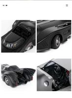 Batmobile Clásico de 1989 Modelo de Coche de Aleación Diecast Coleccionable con Sonido y Luz - details 13