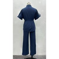 Novedad de verano, moda informal para mujer, conjunto de dos piezas con bolsillo y cordón estilo Cargo, ropa de mujer - details 6