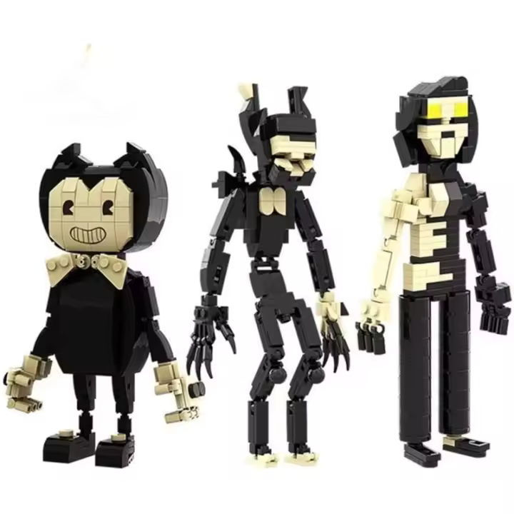 Juego de bloques de construcción Bendii, juego de terror, Kit de ladrillos de monstruo de tinta, modelo Bendii, figura de acción coleccionable, 632 Uds. - 1