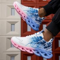 Par De Zapatillas Para Correr Para Hombre Y Mujer, Zapatillas De Tenis Suaves Y Planas, Transpirables, De Malla Ligera, Con Cordones, Para Verano - details 3