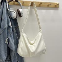 Bolso bandolera de lona informal de gran capacidad, bolso de hombro ligero de Color sólido, bolso Hobo con cremallera, trabajo - details 14