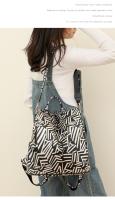 Mochila antirrobo vintage para mujer, bolso de hombro de viaje, mochila negra informal, flores, regalo para madre - details 19