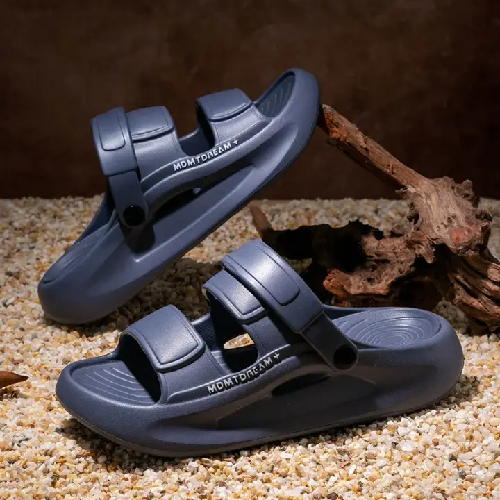 Sandalias de hombre Moda Deportes 5 CM de grosor Suela EVA Cómodas Zapatillas suaves Diapositivas Playa Calle - 1