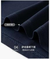Valor: Polo de seda congelada de manga corta de verano, camiseta con solapa de alta calidad, camiseta de negocios ligera para hombre - details 4
