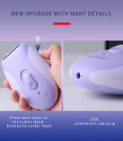 Kemei-depiladora eléctrica recargable para mujer, afeitadora de Bikini, recortadora de cuerpo entero, máquina de depilación de piernas y axilas, eliminador de callos de pies - details 7