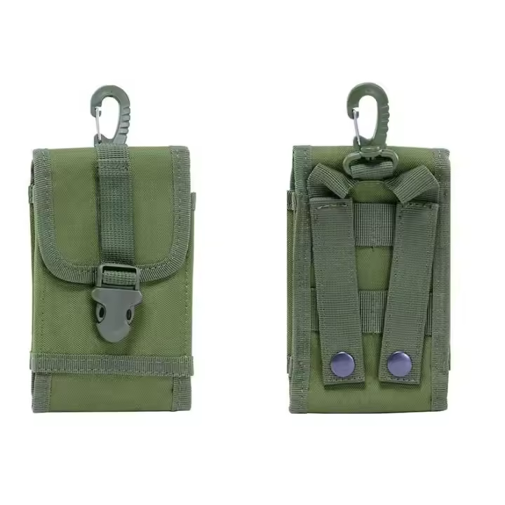Riñonera táctica colgante multifuncional, ligera, de tela Oxford, impermeable, resistente al desgaste, para deportes al aire libre y montañismo - 1