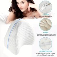 Almohada de espuma viscoelástica para piernas, almohadilla para dormir de lado-alivia la ciática, las caderas, las rodillas - details 3