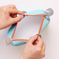 Bolso informal de PU para cosméticos, bolsa de aseo impermeable a prueba de humedad, gran capacidad, bolsa de almacenamiento de viaje de Color sólido para exteriores - details 4