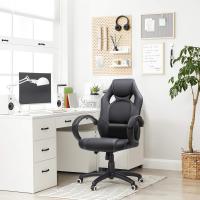 Silla de Escritorio de Oficina Ergonómica Regulable con Ruedas, Azul, 79 x 65 x 33 - details 31