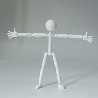 Muñeco articulado multiarticulado, juguete de impresión 3D, maniquí móvil impreso en 3D, modelo novedoso de muñeco, robot ensamblado. - details 8