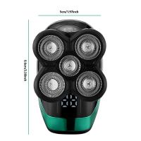 Afeitadora Eléctrica Recargable 5 en 1 para Hombres con Barba Máquina de Afeitar Resistente al Agua con Carga Rápida Uso Seco y Húmedo - details 12