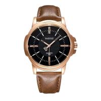 Reloj de Cuarzo Premium para Hombres YAZOLE Nuevo Reloj de Vestir de Cuero - details 6