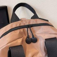 Mochila deportiva de nailon de estilo coreano, bolso de hombro de viaje de nailon de gran capacidad, bolso de mano de Color sólido, bolso de Fitness para ordenador - details 5