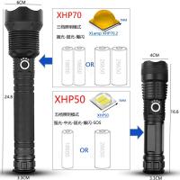 P70 linterna de luz fuerte al aire libre impermeable carga USB zoom retráctil linterna LED de alta potencia - details 0