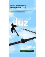 Palos de Senderismo Ultraligeros de Fibra de Carbono Portátiles, Antideslizantes, Plegables para Aventuras al Aire Libre - details 7