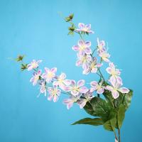 Simulación de 9 cabezas de jazmín colorido como jazmín Artificial Real, modelo de paisaje, flores colgantes, suministros de fiesta de cumpleaños - details 2