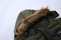 Chaqueta de Piel Cálida con Cuello de Piel para Niños Moda de Invierno con Capucha y Cremallera - details 17
