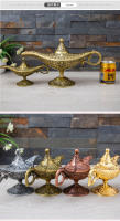 Lámpara de Wishings Mágica Aladdin Decoración Creativa Nórdica para el Hogar Artesanías de Metal - details 5